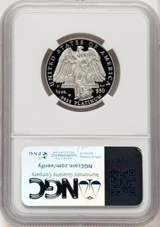 2008-W $50 Half-Ounce Platinum Brown Label NGC PF70 (774692054)