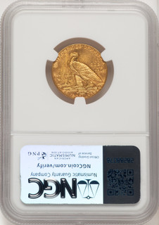 1911 $5 Indian Half Eagle NGC MS64 (774742051)