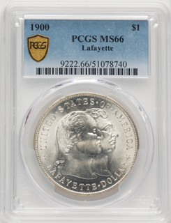 1900 Lafayette Dollar Commemorative Silver PCGS MS66