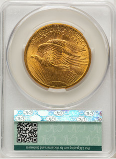 1907 $20 Saint Saint-Gaudens Double Eagle CACG MS62 (507143008)
