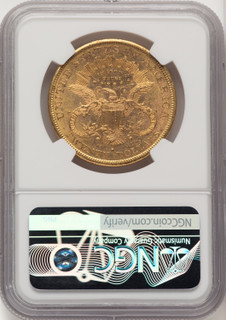 1880-S $20 Liberty Double Eagle NGC MS63
