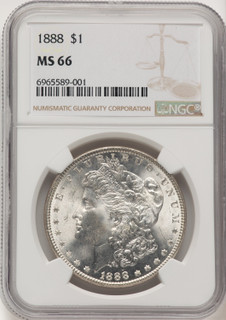 1888 Morgan Dollar NGC MS66 (774890076)