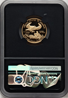 2014-W Quarter-Ounce Gold Eagle Miles Standish NGC PF70