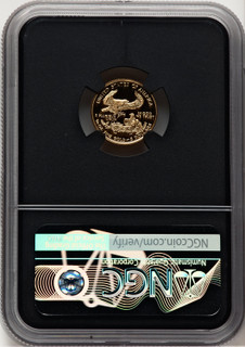 2007-W $5 Tenth-Ounce Gold Eagle Miles Standish NGC PF70