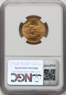 2006-W $10 Quarter-Ounce Gold Eagle Jeff Garrett Red Book NGC MS70