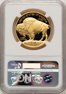 2016-W $50 Buffalo FDI 1ST NGC PF70