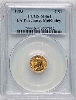 1903 G$1 MCKIN Commemorative Gold PCGS MS64 (777575027)