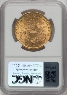 1896 $20 Liberty Double Eagle NGC MS62 (177185372)