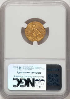 1910 $2.50 Indian Quarter Eagle NGC MS64 (776661066)