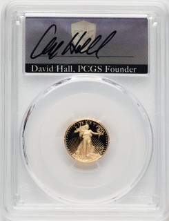2023-W Proof Gold Eagle 1/10 oz AR David Hall PCGS MS70