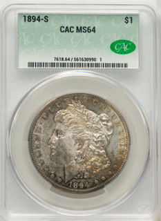1894-S Morgan Dollar CACG MS64