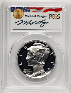 2018-W Palladium Eagle 1 oz FS Reagan Legacy Series Michael Reagan PCGS PR70 (778086003)