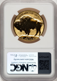 2013-W $50 One-Ounce Gold Buffalo Reverse Proof 100th Anniversary Brown Label NGC PF70 (521291013)