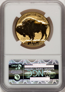 2013-W $50 One-Ounce Gold Buffalo Reverse Proof First Strike ER Blue NGC PF70