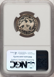 1886 25C CA Proof Seated Quarter NGC PR67+