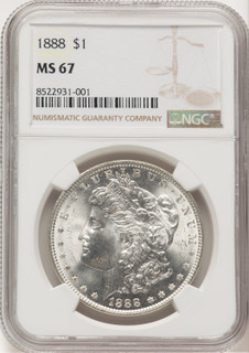 1888 Morgan Dollar NGC MS67 (777479002)