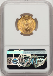 1899-S $5 Liberty Half Eagle NGC MS65