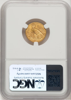 1912 $2.50 Indian Quarter Eagle NGC MS63 (777737033)