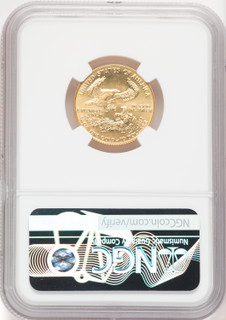 1987 Gold Eagle 1/4 oz Ron Harrigal NGC MS69
