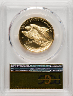 2015-W $100 American Liberty High Relief FS Gold Foil PCGS MS70PL