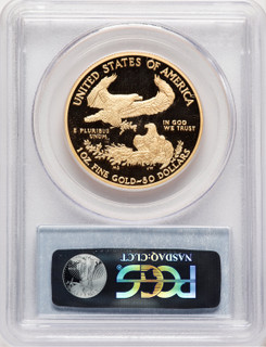 2010-W Proof Gold Eagle 1 oz Blue Label PCGS MS70