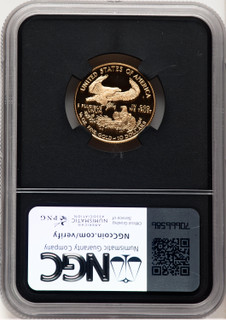 1997-W Proof Gold Eagle 1/4 oz Anna Cabral Prestige Treasurer Series NGC MS70