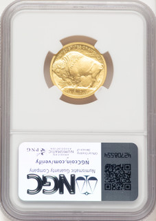 2008-W Burnished Gold Buffalo 1/4 oz Brown Label NGC MS70 (505939003)