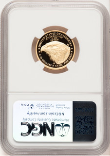 2024-W Proof Gold Eagle 1/4 oz Brown Label NGC MS70