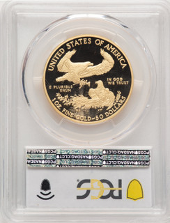 2010-W Proof Gold Eagle 1 oz Blue Gradient PCGS MS70