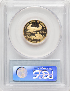 2010-W Proof Gold Eagle 1/4 oz Blue Label PCGS MS70
