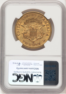 1862-S $20 Liberty Double Eagle NGC AU55 (177372003)