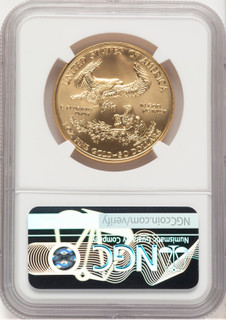 2006-W Burnished Gold Eagle 1 oz Ron Harrigal NGC MS70