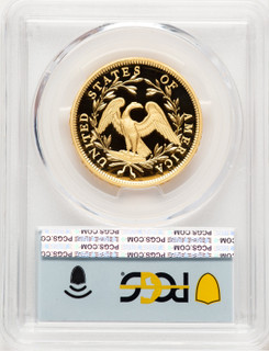 2024-(W) Gold 230th Anniversary Flowing Hair Medal FDI Flag PCGS MS70