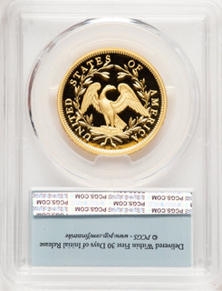 2024-(W) Gold 230th Anniversary Flowing Hair Medal FS Flag PCGS MS70