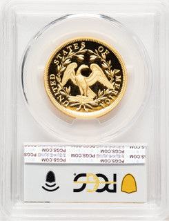 2024-(W) Gold 230th Anniversary Flowing Hair Medal Flowing Hair Label PCGS MS70