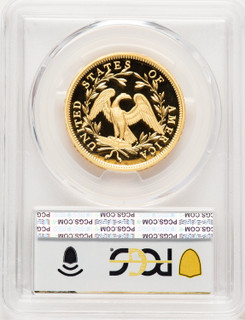 2024-(W) Gold 230th Anniversary Flowing Hair Medal FDI Flowing Hair Label PCGS MS70