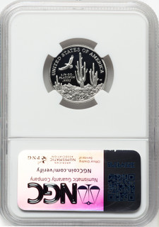 2001-W Proof Platinum Eagle 1/4 oz Brown Label NGC PF70