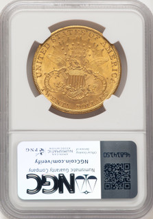 1907 $20 Liberty Brown Label Liberty Double Eagle NGC MS63+