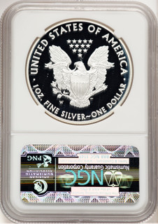 2013-W Proof Silver Eagle 1 oz ER Blue NGC PF70