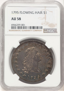 1795 $1 B-1 BB-21 Early Dollar NGC AU58