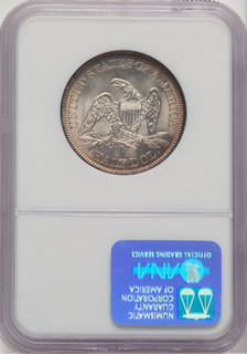 1864 50C Seated Half Dollar NGC MS67