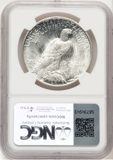 1922-D Peace Dollar NGC MS66 (766125014)
