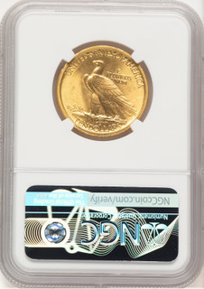 1907 $10 No Motto Indian Eagle NGC MS66