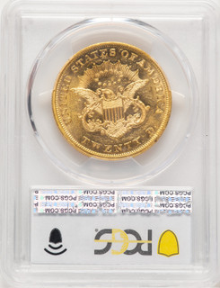 1852 $20 Liberty Double Eagle PCGS MS62 1852 $20 Liberty Double Eagle PCGS MS62