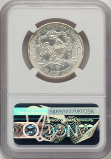 1874-CC 50C Arrows Kenneth Bressett Red Book Seated Half Dollar NGC MS63