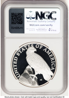 2023-P Silver American Liberty High Relief Medal ER Mike Castle Medals and Tokens NGC MS70