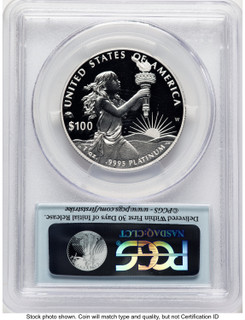 2014-W Proof Platinum Eagle 1 oz FS Flag PCGS PR70