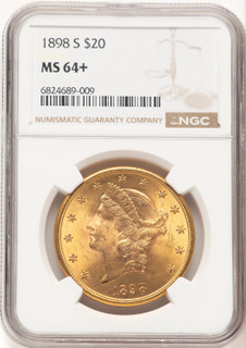 1898-S $20 Liberty Double Eagle NGC MS64+ (521834027)