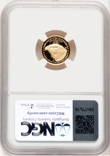 2021-W Type 2 Proof Gold Eagle 1/10 oz Brown Label NGC PF70