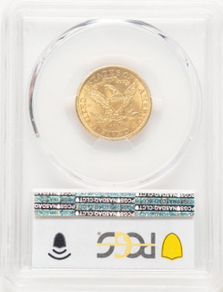 1893-CC $5 CAC Liberty Half Eagle PCGS MS63+ 1893-CC $5 CAC Liberty Half Eagle PCGS MS63+